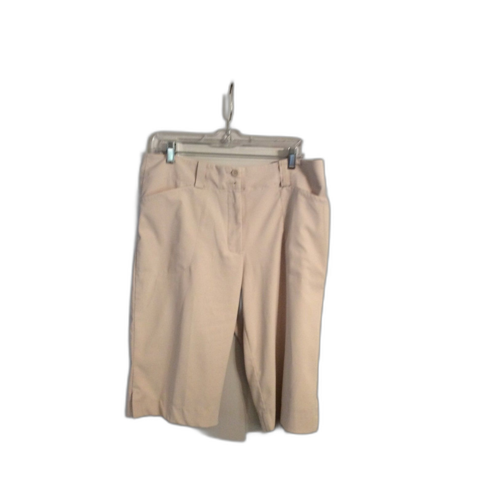 Nike Golf Women's Capris Tan Size 12 Fit Dry EUC